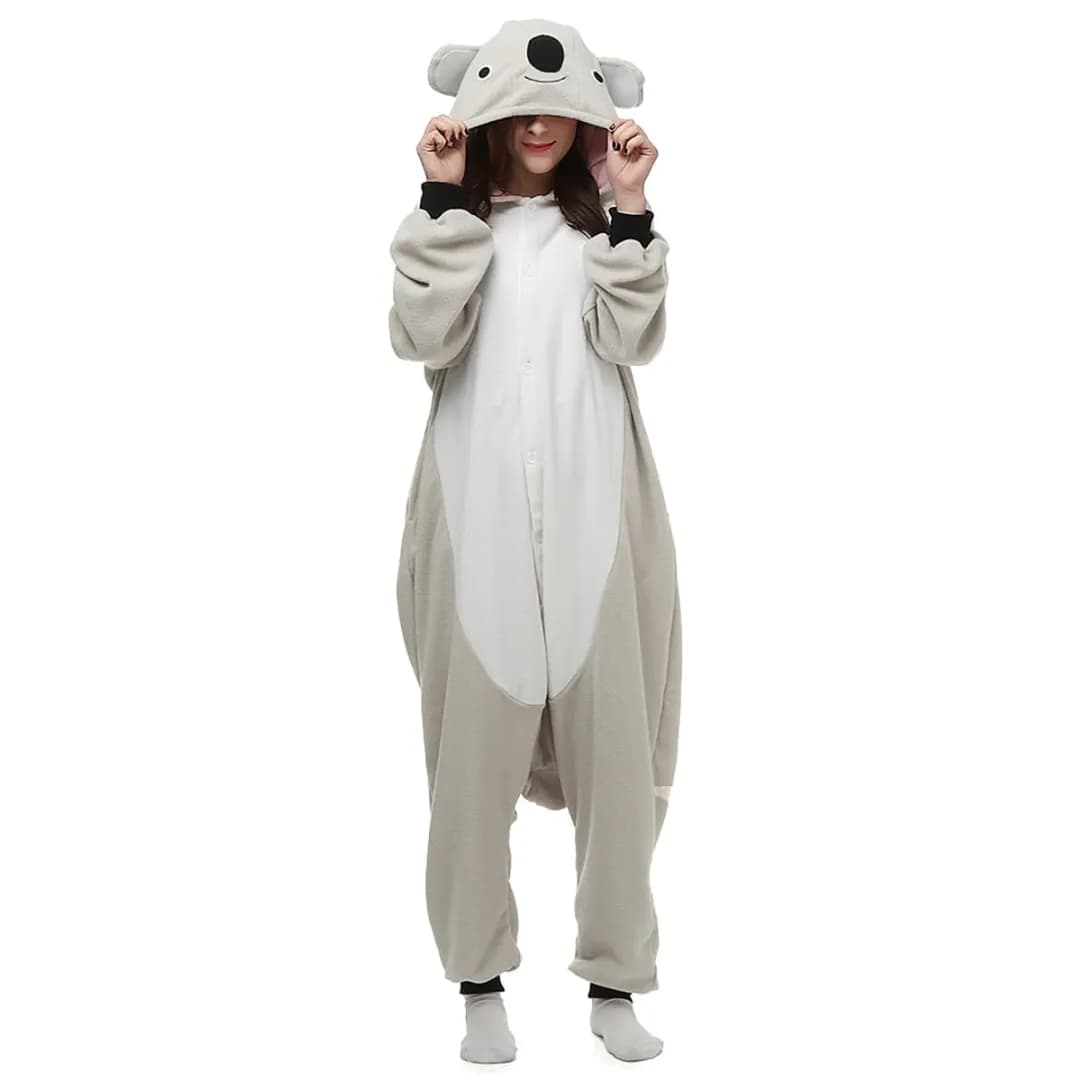 Pijama Kigurumi Coala Confortável