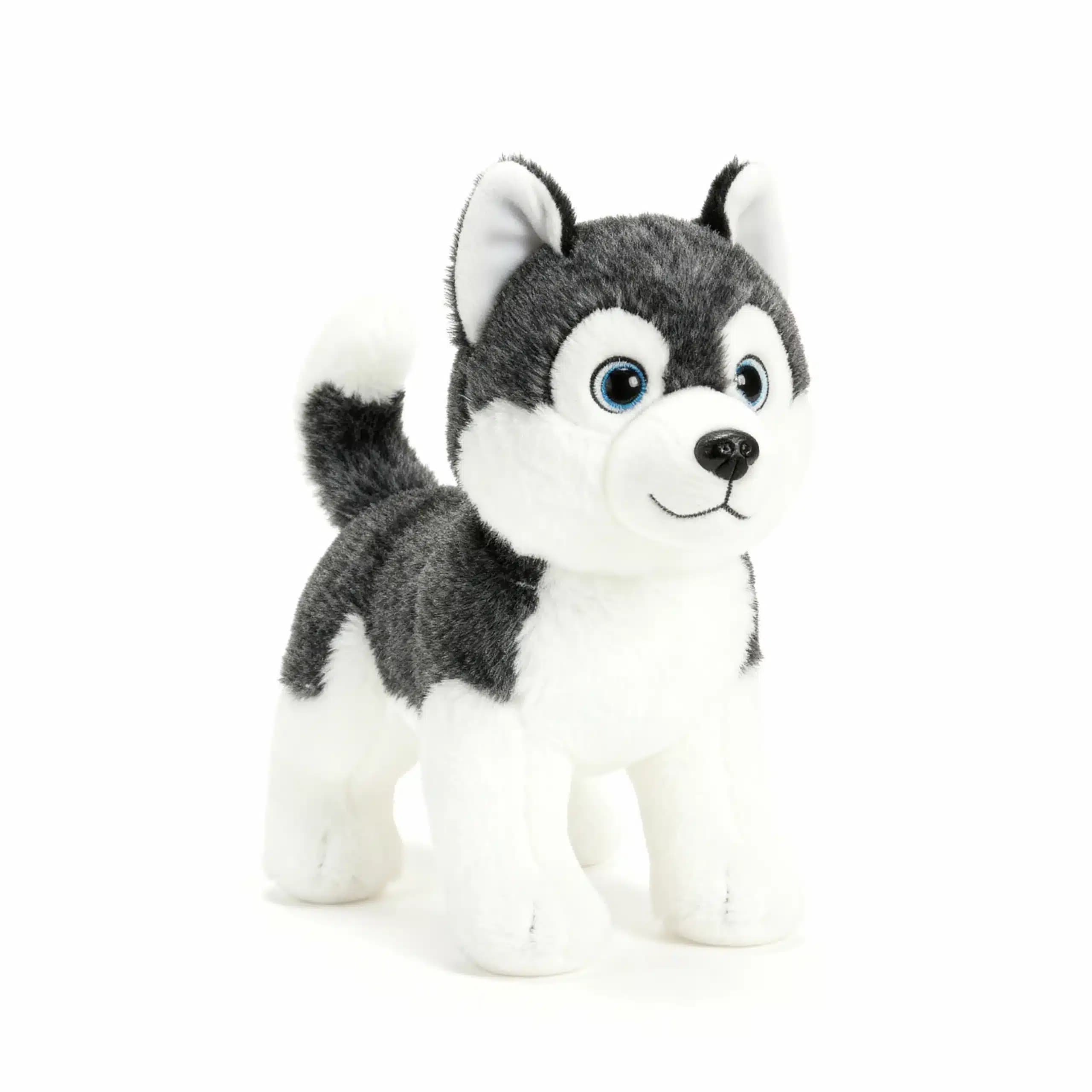 Pelúcia Husky Siberiano 30cm Anti-alérgica