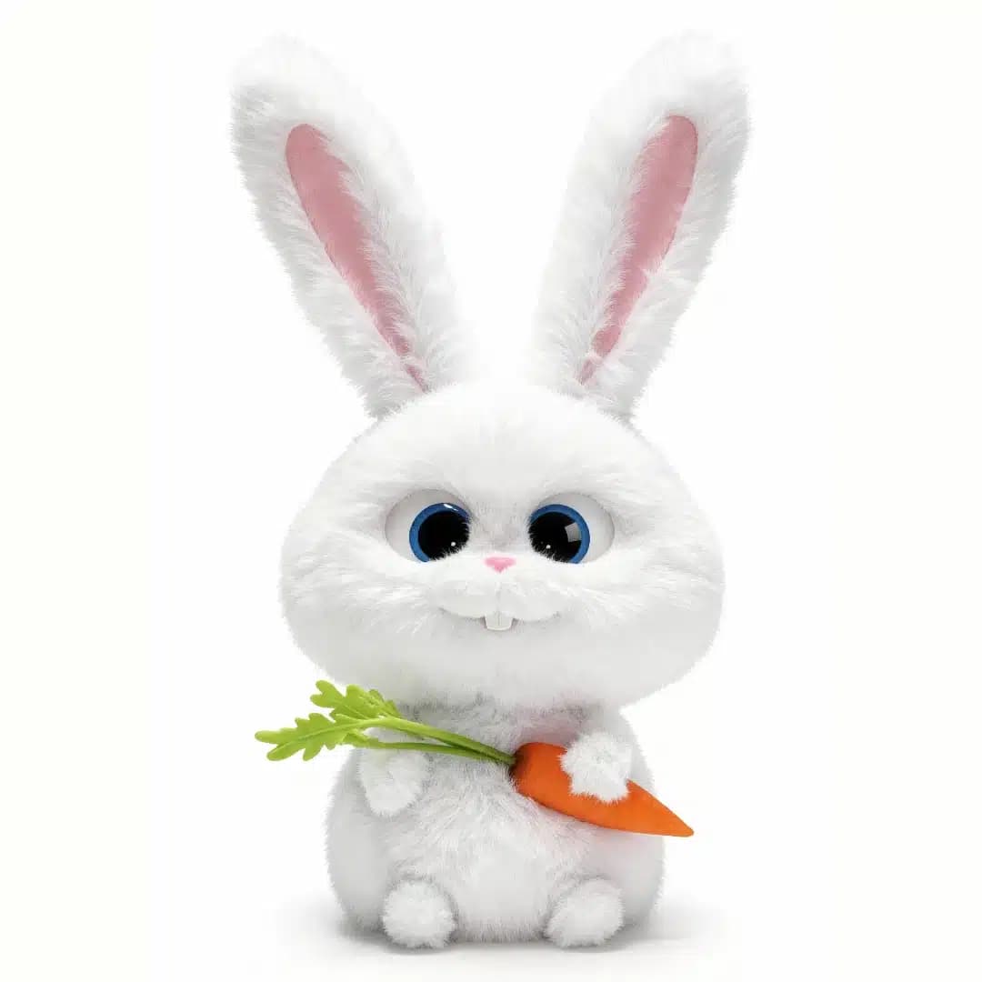 Pelúcia Coelho Pets 30cm Anti-alérgica